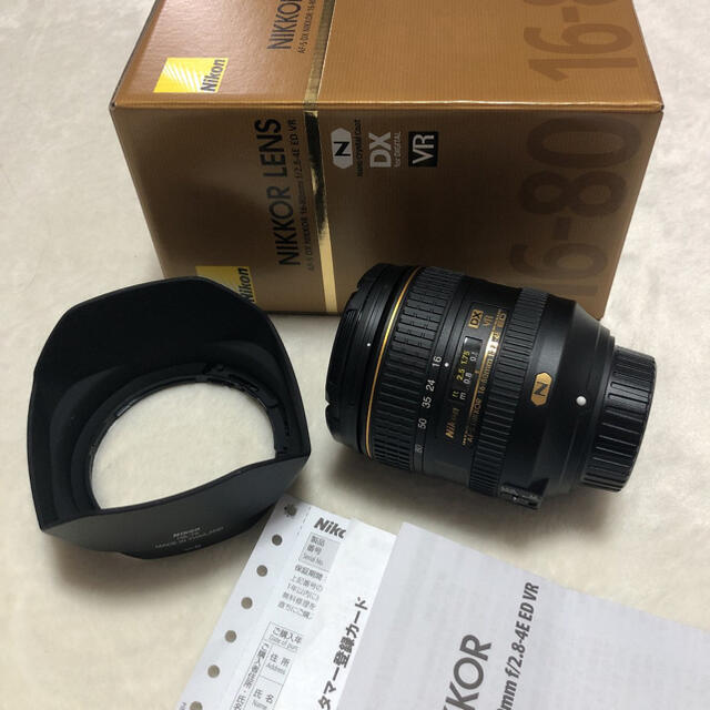 Nikon(ニコン)のニコンAF-S DX NIKKOR 16-80mm f/2.8-4E ED VR スマホ/家電/カメラのカメラ(レンズ(ズーム))の商品写真