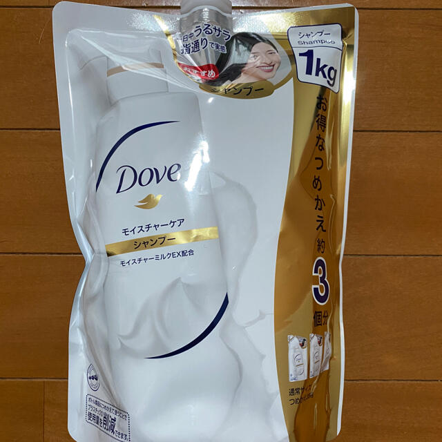 Unilever(ユニリーバ)のダヴ モイスチャーケア シャンプー 詰替(1000g)×6 コスメ/美容のヘアケア/スタイリング(シャンプー)の商品写真