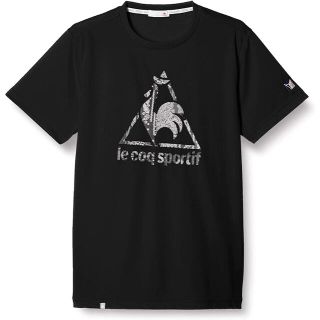 ルコックスポルティフ(le coq sportif)のルコックスポルティフ テニスウェア 半袖TシャツQTMQJA03黒 メンズM新品(ウェア)