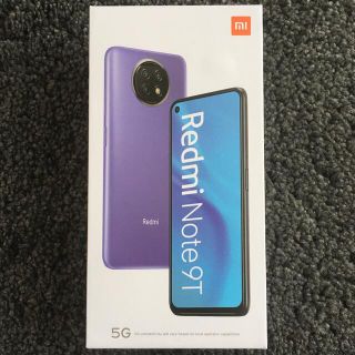 ソフトバンク(Softbank)のXiaomi Redmi Note 9T ブラック(スマートフォン本体)