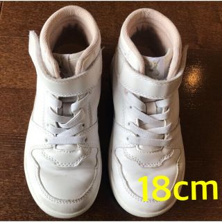 エイチアンドエム(H&M)のH&M 白スニーカー【18cm】(スニーカー)