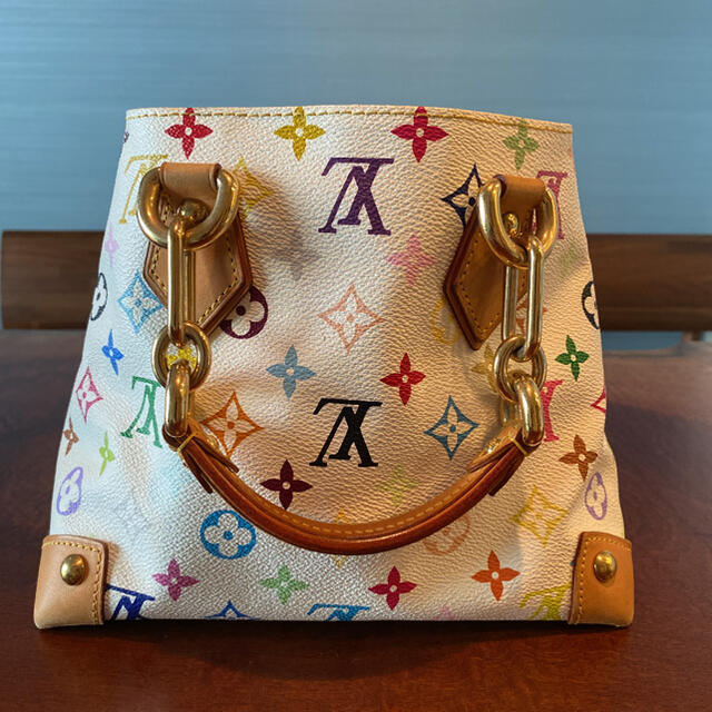 LOUIS VUITTON(ルイヴィトン)のLouis Vuitton Audra マルチカラー　白　バッグ レディースのバッグ(ハンドバッグ)の商品写真