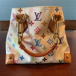 ルイヴィトン(LOUIS VUITTON)のLouis Vuitton Audra マルチカラー　白　バッグ(ハンドバッグ)