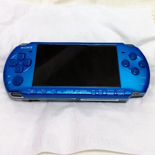 プレイステーションポータブル(PlayStation Portable)のpsp3000 本体 ブルー(携帯用ゲーム機本体)