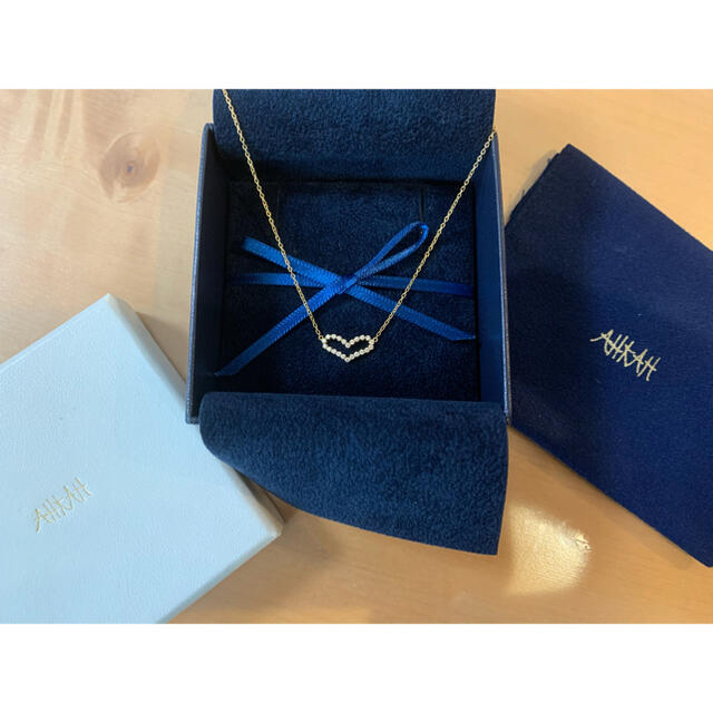 ☆最終値下げ☆AHKAH アーカー ビリーブハートネックレス 18K YG