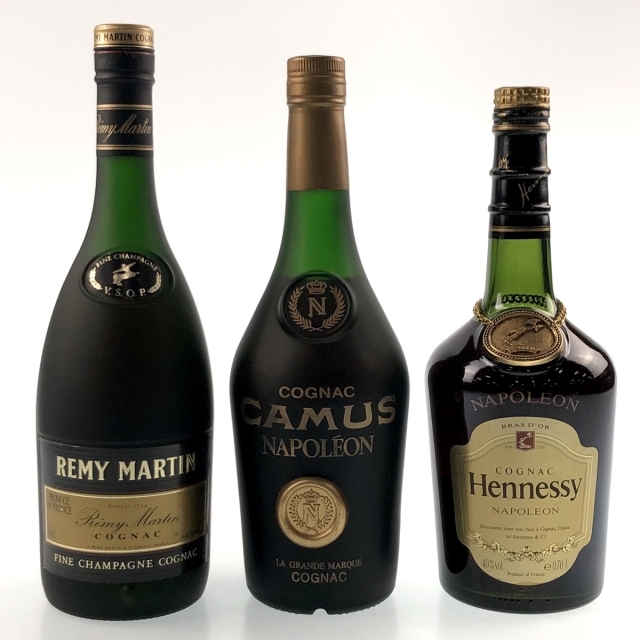 3本 REMY MARTIN CAMUS Hennessy コニャック