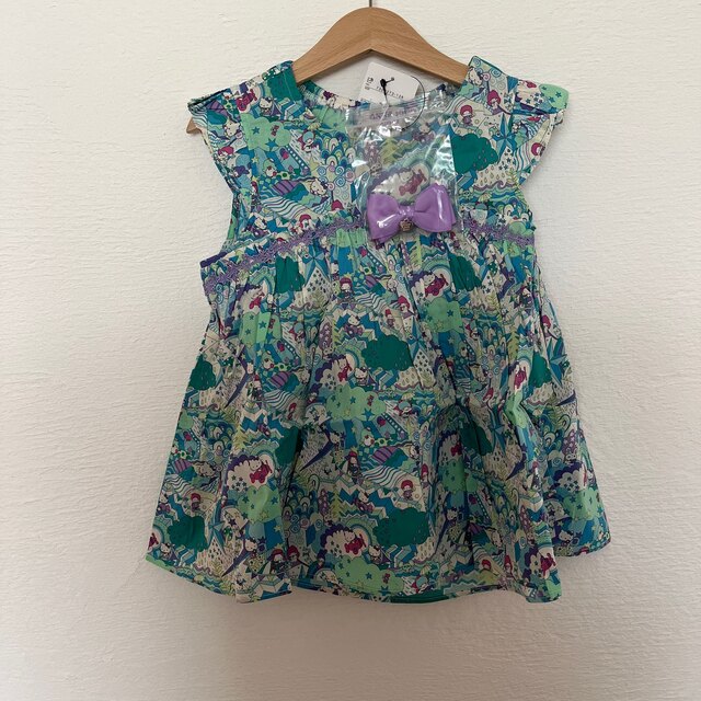 ANNA SUI mini(アナスイミニ)のご専用♡ANNA SUI mini♡サンリオ×リバティチュニック M 120 キッズ/ベビー/マタニティのキッズ服女の子用(90cm~)(Tシャツ/カットソー)の商品写真