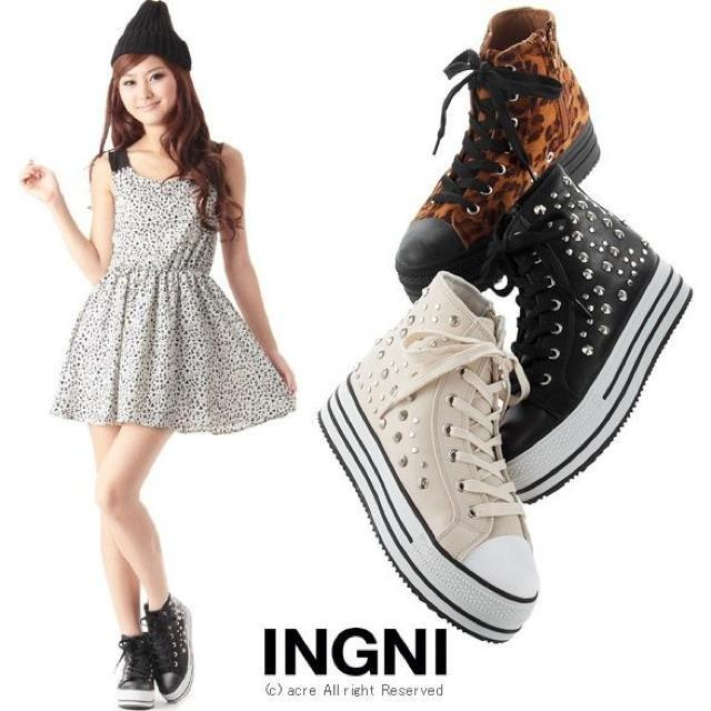 INGNI(イング)の❁Sさん。様お取り置き❁厚底スニーカー レディースの靴/シューズ(スニーカー)の商品写真