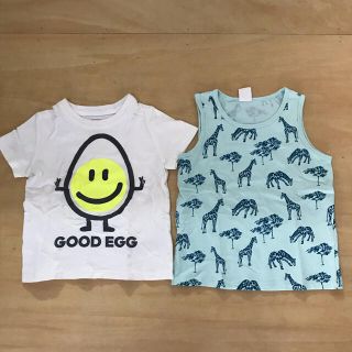 ベビーギャップ(babyGAP)のGAP  H&M☆Tシャツ2枚セット☆(Ｔシャツ)