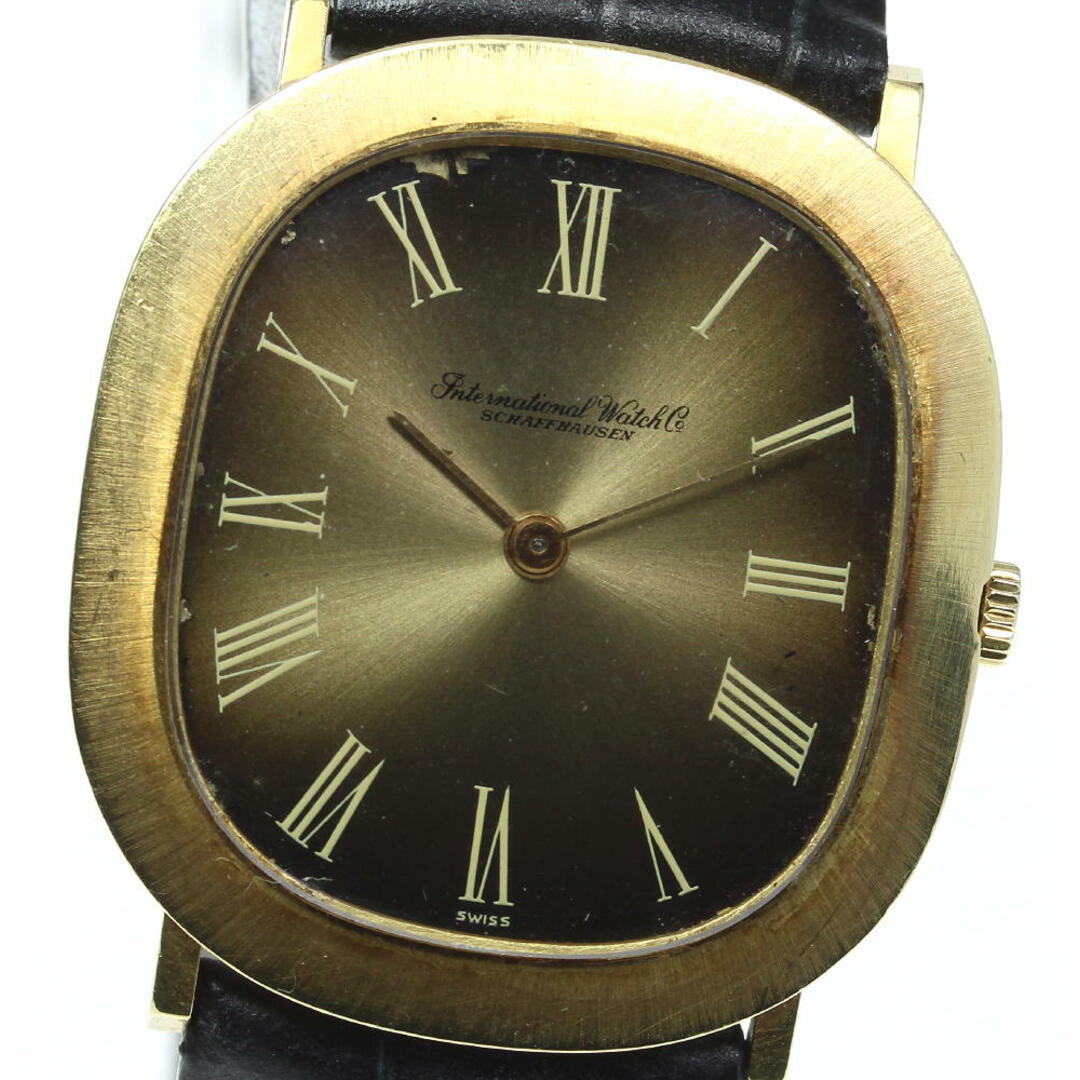 IWC(インターナショナルウォッチカンパニー)の【IWC】シャフハウゼン K18YG ヴィンテージ cal.185 手巻き メンズ メンズの時計(腕時計(アナログ))の商品写真