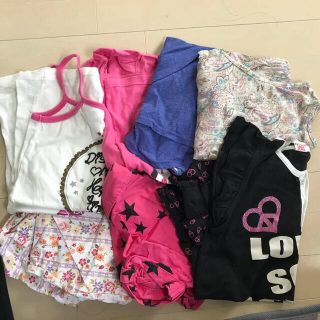 ★子供服7点＋インナーシャツ3枚　サイズ130 半袖　ノースリーブまとめてどうぞ(Tシャツ/カットソー)