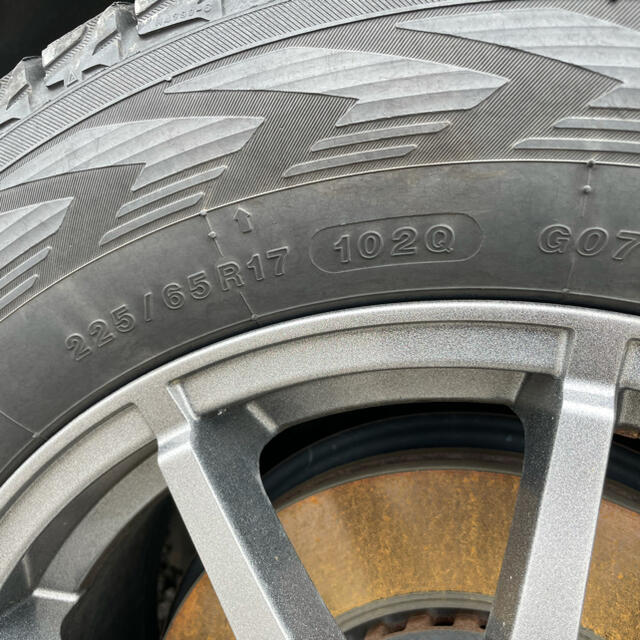 最終値下　送料込　スタッドレス　ヨコハマ　G075 225/65R17 4本 2