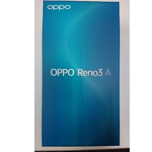 【新品/未使用】OPPO Reno3 A ブラック SIMフリー/一括購入品