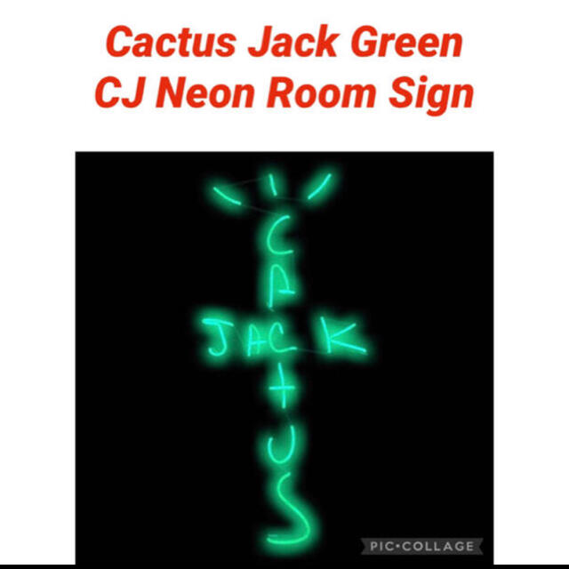 Cactus Jack CJ Neon Room Sign ネオンサイン