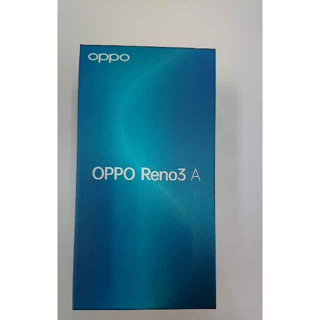 【新品/未使用】OPPO Reno3 A ブラック SIMフリー/一括購入品