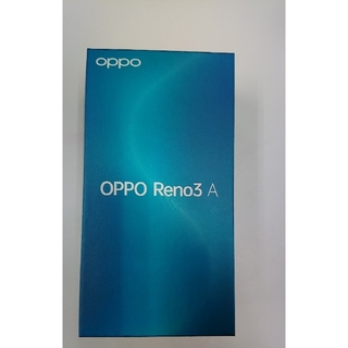 【新品/未使用】OPPO Reno3 A ブラック SIMフリー/一括購入品(スマートフォン本体)
