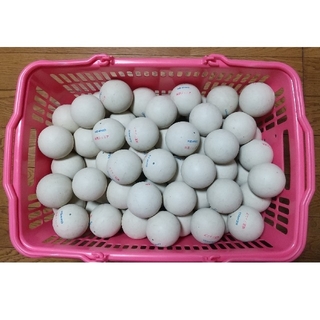 ナガセケンコー(NAGASE KENKO)のソフトテニス練習球(100球·中古品)おまけ付(ボール)