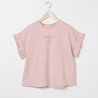 ポンポネット(pom ponette)のポンポネット新作タックスリーブネックレス風シルケット半袖Tシャツ160(Tシャツ/カットソー)