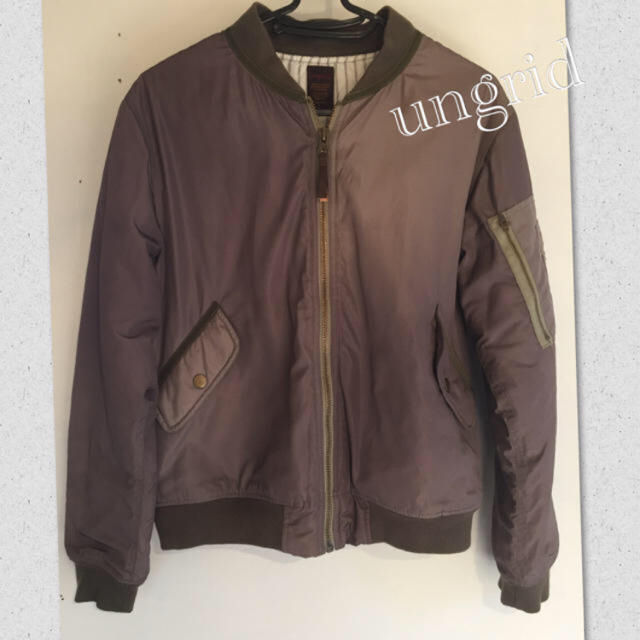 Ungrid(アングリッド)の大人気！ungrid MA-1  ブルゾン レディースのジャケット/アウター(ミリタリージャケット)の商品写真