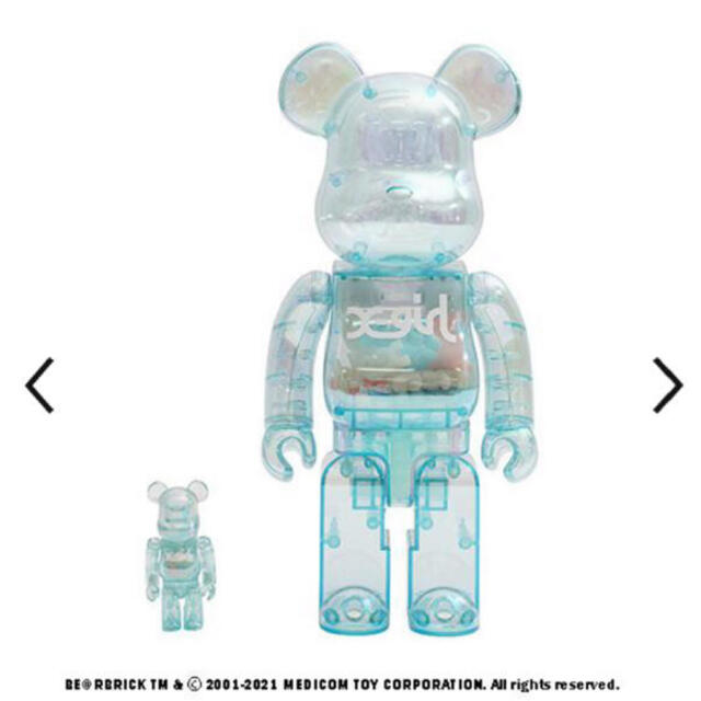 BE@RBRICK X-girl 400% 100% ベアブリック　2体