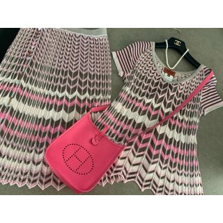 ミッソーニ(MISSONI)の☆ 彡ミッソーニ☆彡最高級オレンジタグ！豪華２点セット！(ひざ丈ワンピース)