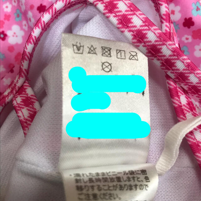 水着 スイムウェア☆花柄 ワンピース 100 キッズ/ベビー/マタニティのキッズ服女の子用(90cm~)(水着)の商品写真