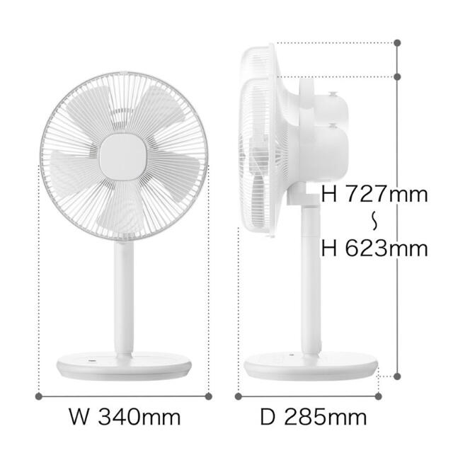 山善(ヤマゼン)の新品未開封 レトロ 扇風機 黄色 リモコン タイマー付き スマホ/家電/カメラの冷暖房/空調(扇風機)の商品写真