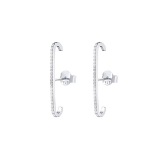 アーカー(AHKAH)のstraight ear cuff earrings/ silver /#204(ピアス)