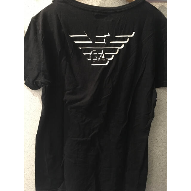 Emporio Armani(エンポリオアルマーニ)のエンポリオ アルマーニ  インナー  半袖ブラック メンズのトップス(Tシャツ/カットソー(半袖/袖なし))の商品写真