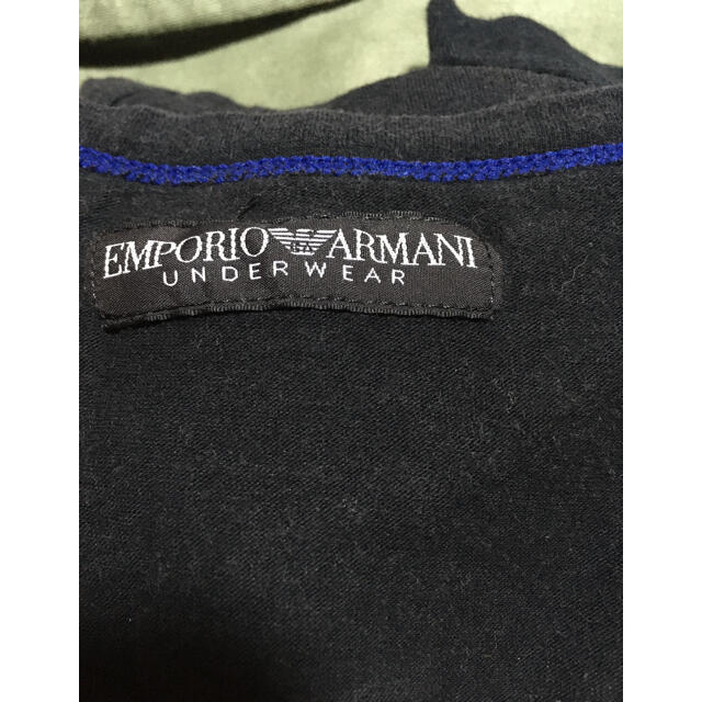 Emporio Armani(エンポリオアルマーニ)のエンポリオ アルマーニ  インナー  半袖ブラック メンズのトップス(Tシャツ/カットソー(半袖/袖なし))の商品写真