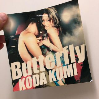 倖田來未　butterfly ステッカー(ミュージシャン)