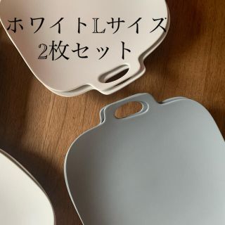 イッタラ(iittala)のイイホシユミコ　ボンボヤージュL ホワイト2枚セット(食器)