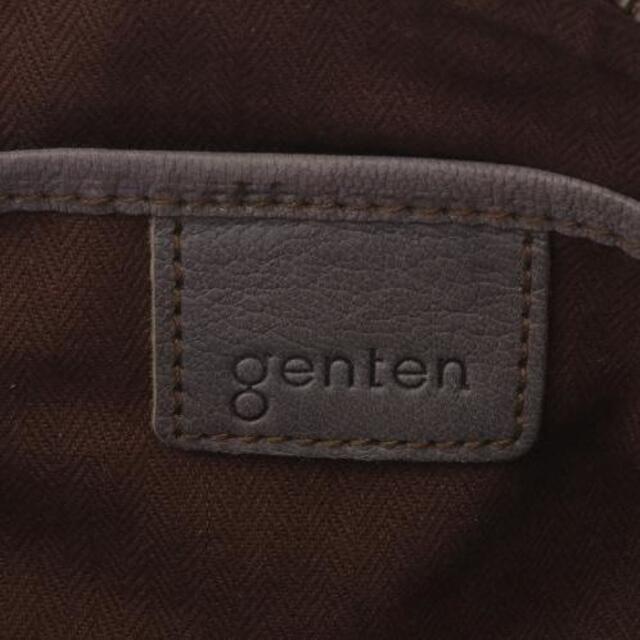 genten(ゲンテン)の【新品未使用】genten ゲンテン ゴートヌメ 手提げバッグ グレー レディースのバッグ(ショルダーバッグ)の商品写真