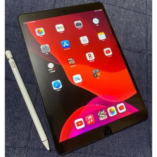 アイパッド(iPad)のiPad Air3 64GB スペースグレイ　タッチペン付き！(タブレット)