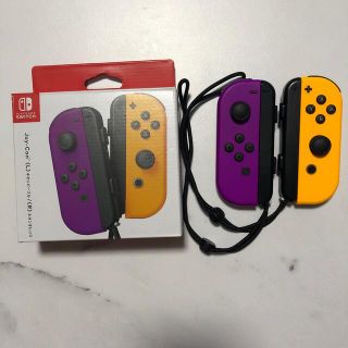 ニンテンドースイッチ(Nintendo Switch)のNintendo Switch Joy-Con ネオンパープル　ネオンオレンジ(その他)