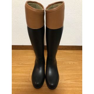 エーグル(AIGLE)のAIGLE エーグル レインブーツ ロング 美品(レインブーツ/長靴)