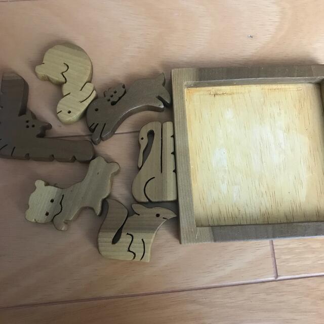動物 アニマル 積み木 ブロック 木製おもちゃ 木製 キッズ/ベビー/マタニティのおもちゃ(積み木/ブロック)の商品写真