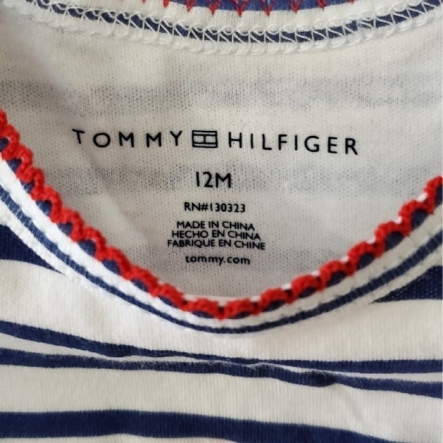 TOMMY HILFIGER(トミーヒルフィガー)の最終価格！！〘 新品・未使用 〙TOMMY HILFIGER トップス 12M キッズ/ベビー/マタニティのベビー服(~85cm)(シャツ/カットソー)の商品写真