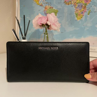 マイケルコース(Michael Kors)のMK マイケルコース　ブラック　ウォレット(財布)