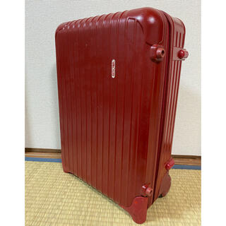 リモワ(RIMOWA)のリモア　rimowa  赤　機内持ち込み　スーツケース ２輪(トラベルバッグ/スーツケース)