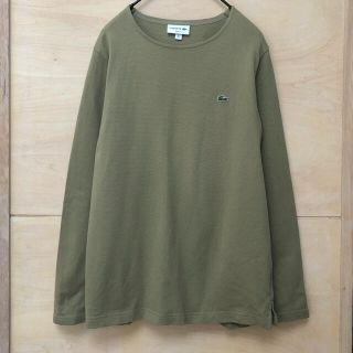 ラコステ(LACOSTE)の美品　ラコステ　slim fit トップス(Tシャツ/カットソー(七分/長袖))