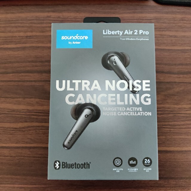 Soundcore Liberty Air 2 Pro ケース付き - ヘッドフォン/イヤフォン 早い者勝ち Anker Soundcore Liberty Air 2 ブラック