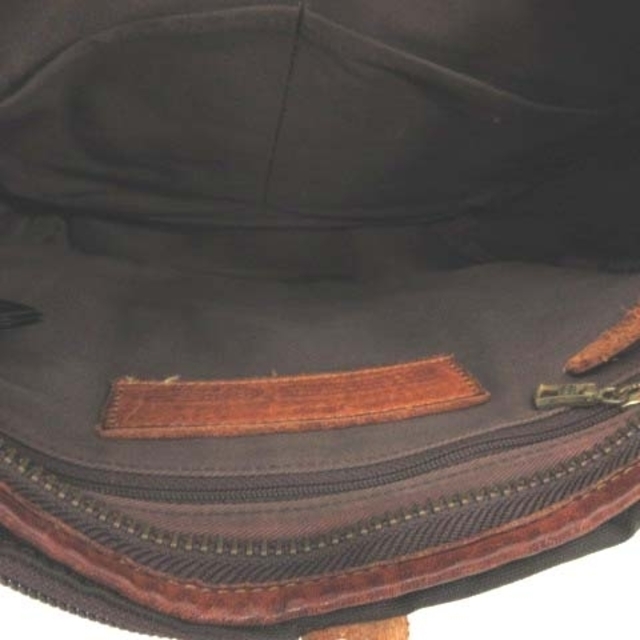 マスターピース ショルダーバッグ 部分スエード ナイロン 紺 ベージュ メンズのバッグ(ショルダーバッグ)の商品写真