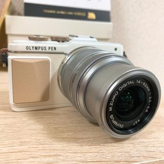 オリンパス(OLYMPUS)のS様専用⭐︎OLYMPUS PEN lite E-pl7 White(ミラーレス一眼)