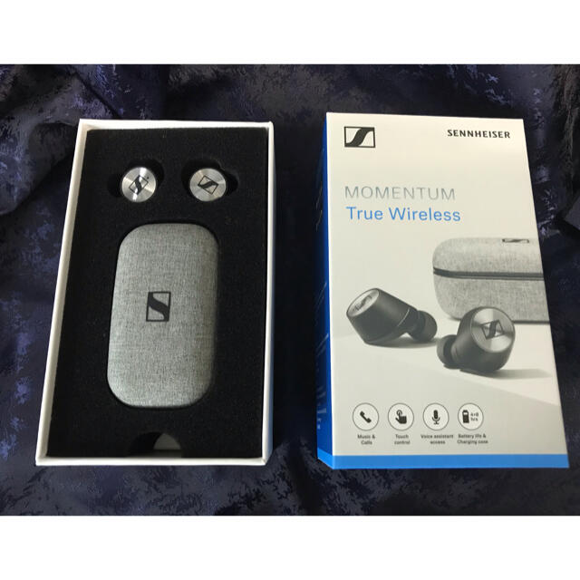 SENNHEISER(ゼンハイザー)のお値下げ23日まで ゼンハイザー　MOMENTUM True Wireless スマホ/家電/カメラのオーディオ機器(ヘッドフォン/イヤフォン)の商品写真