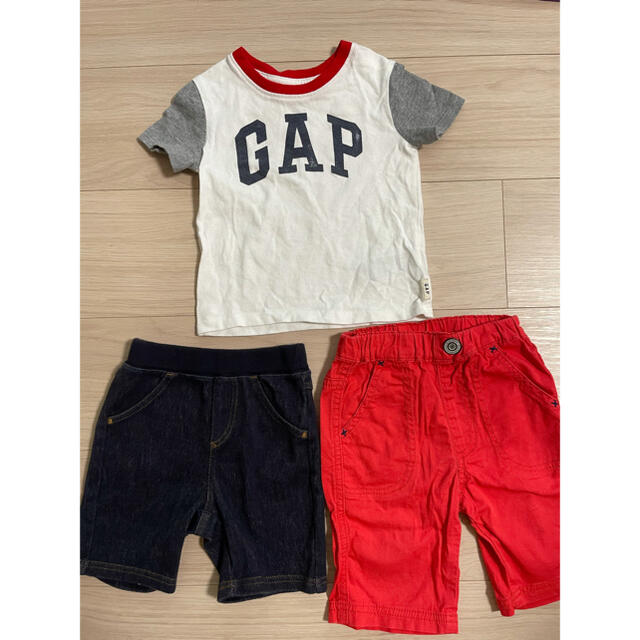 babyGAP(ベビーギャップ)のベビー3点セット キッズ/ベビー/マタニティのベビー服(~85cm)(Ｔシャツ)の商品写真