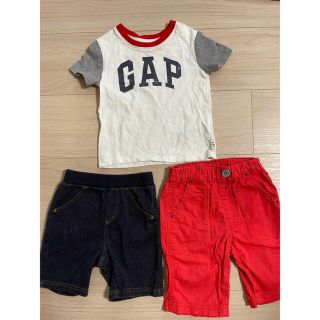 ベビーギャップ(babyGAP)のベビー3点セット(Ｔシャツ)