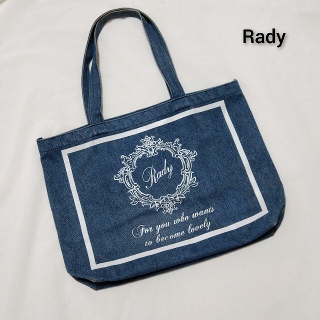 Rady(レディー)のデニムトートバッグ レディースのバッグ(トートバッグ)の商品写真