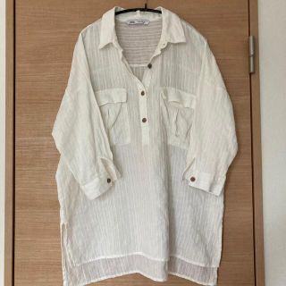 ザラ(ZARA)のZARA  コットンシャツ(シャツ/ブラウス(長袖/七分))