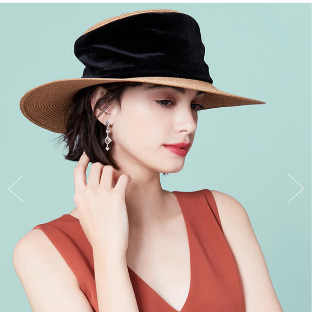 DAISYLIN DaisySuntanLove デイジーリンフォクシー　ベロア レディースの帽子(麦わら帽子/ストローハット)の商品写真
